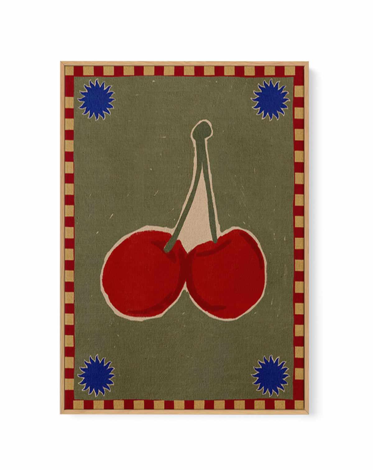 Lush Duo 1 by Shatha Al Dafai | Framed Canvas Art Print from Olive et Oriel where you can shop wallpaper and artworks online