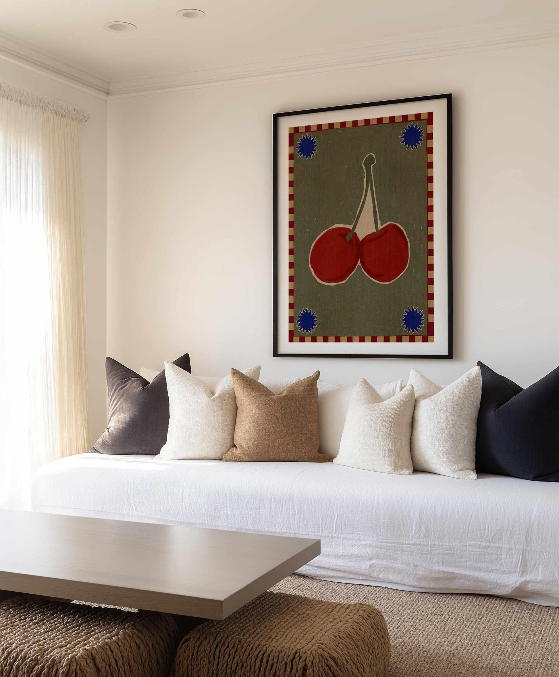 Lush Duo 1 by Shatha Al Dafai | Art Print from Olive et Oriel where you can shop wallpaper and artworks online