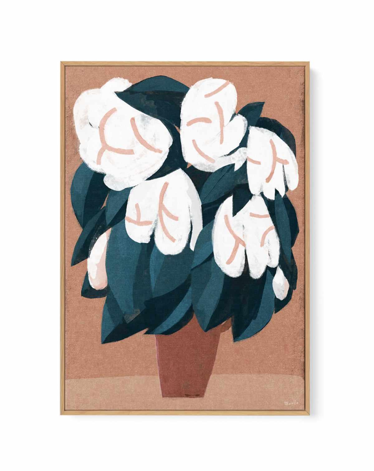 Lush Plant by Marco Marella | Framed Canvas Art Print from Olive et Oriel where you can shop wallpaper and artworks online