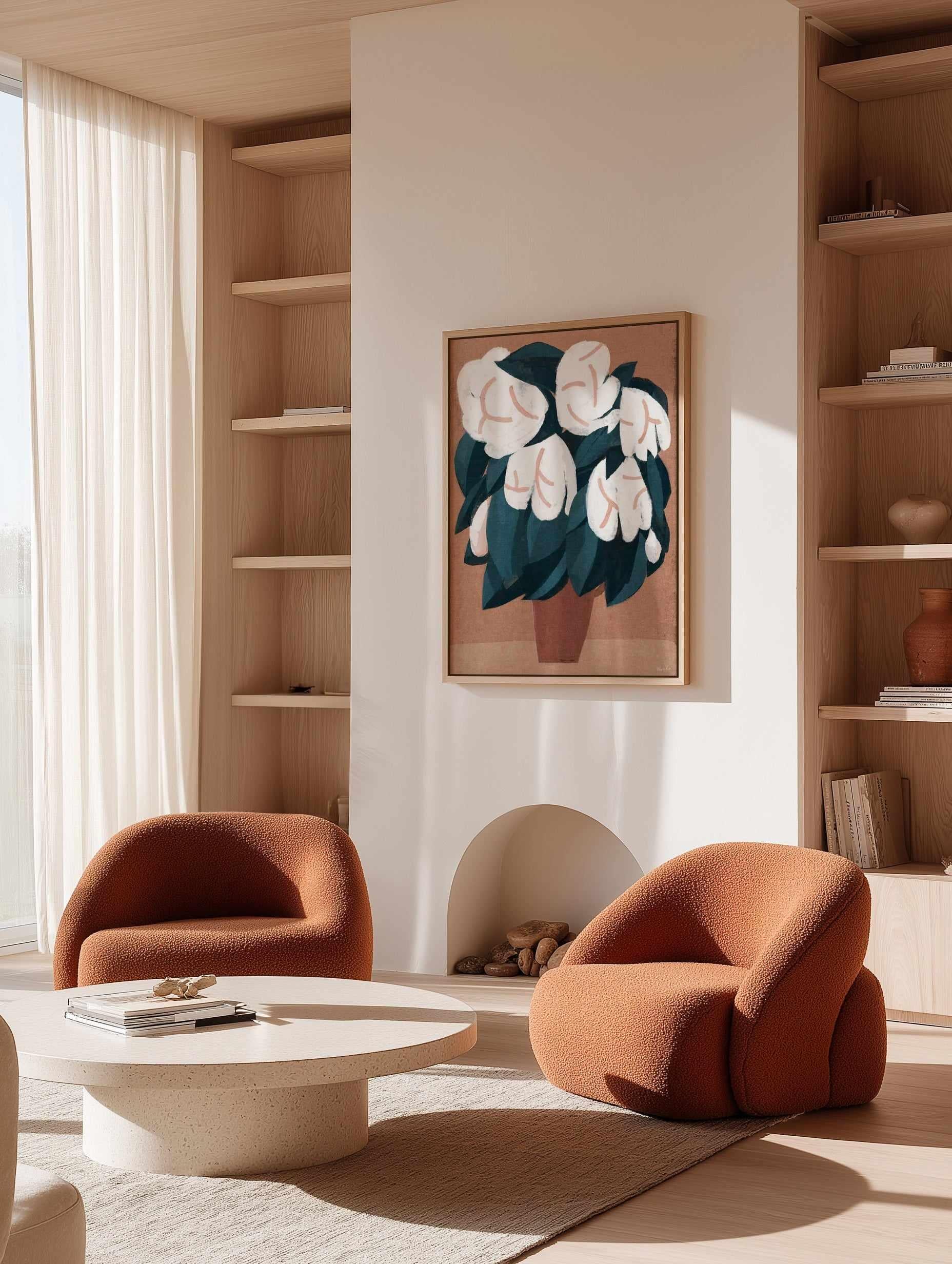 Lush Plant by Marco Marella | Framed Canvas Art Print from Olive et Oriel where you can shop wallpaper and artworks online