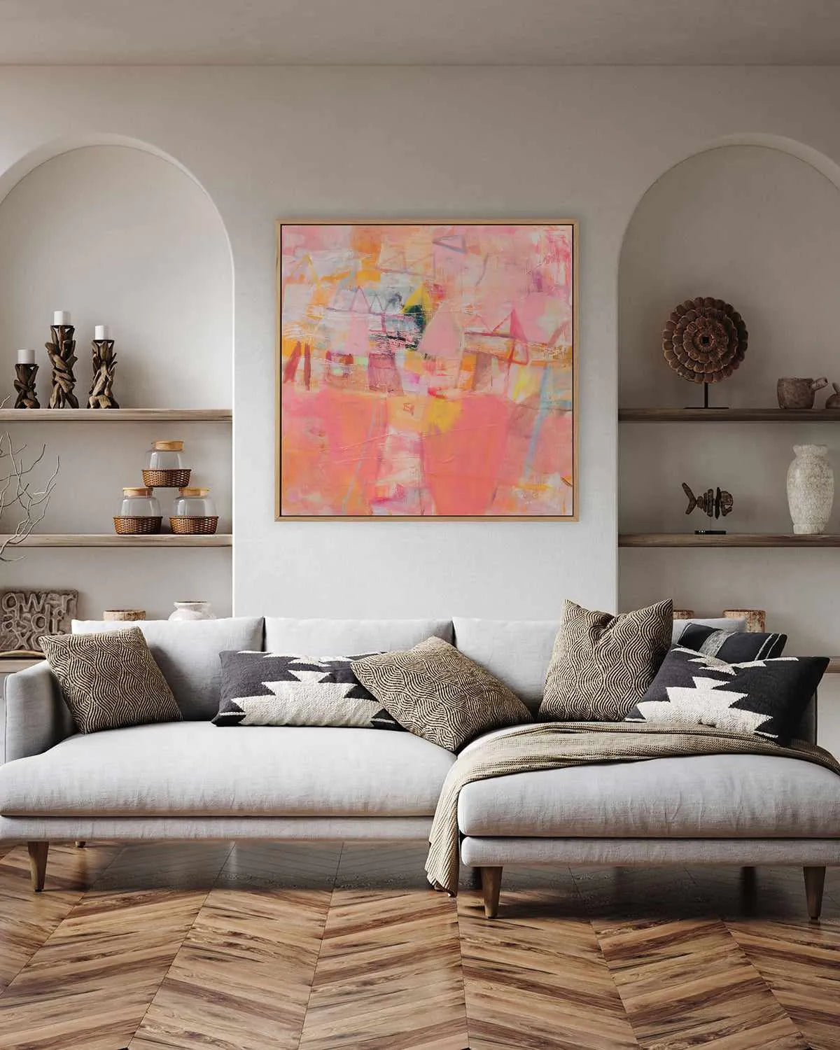 Lust by Antonia Tzenova | Framed Canvas Art Print from Olive et Oriel where you can shop wallpaper and artworks online