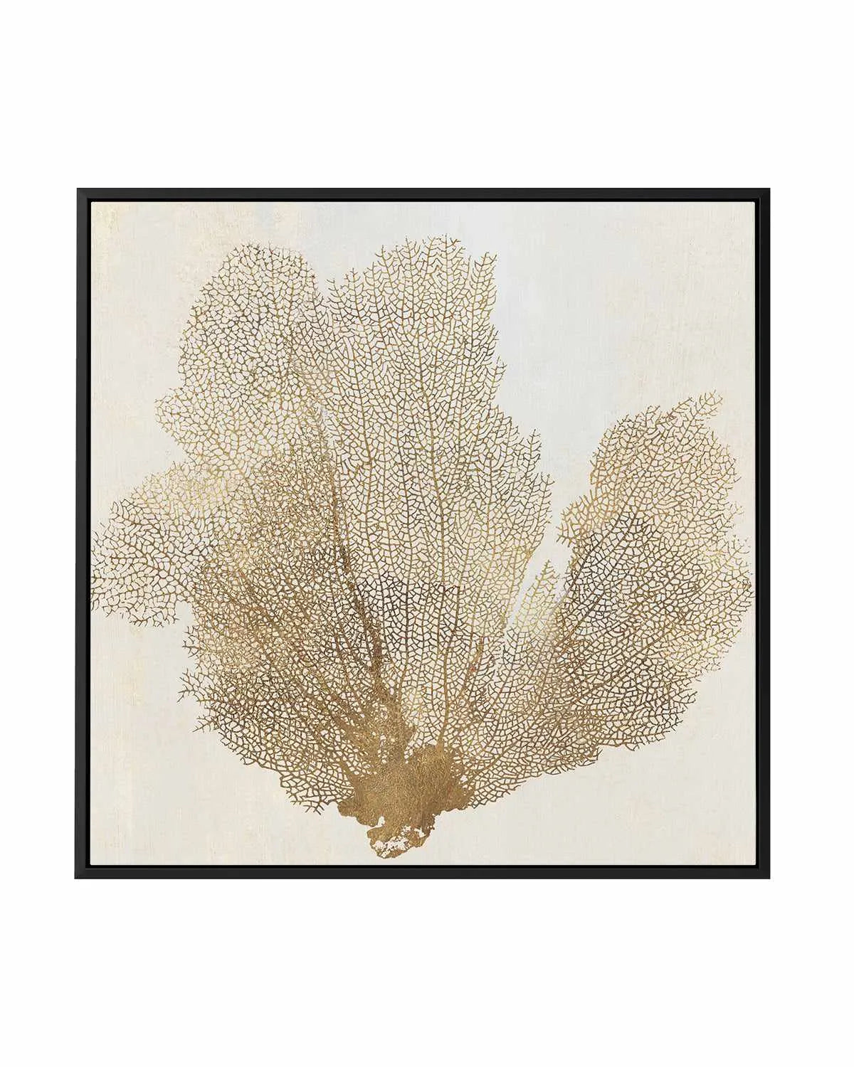 Luxe Coral I | Framed Canvas Print from Olive et Oriel where you can shop wallpaper and artworks online