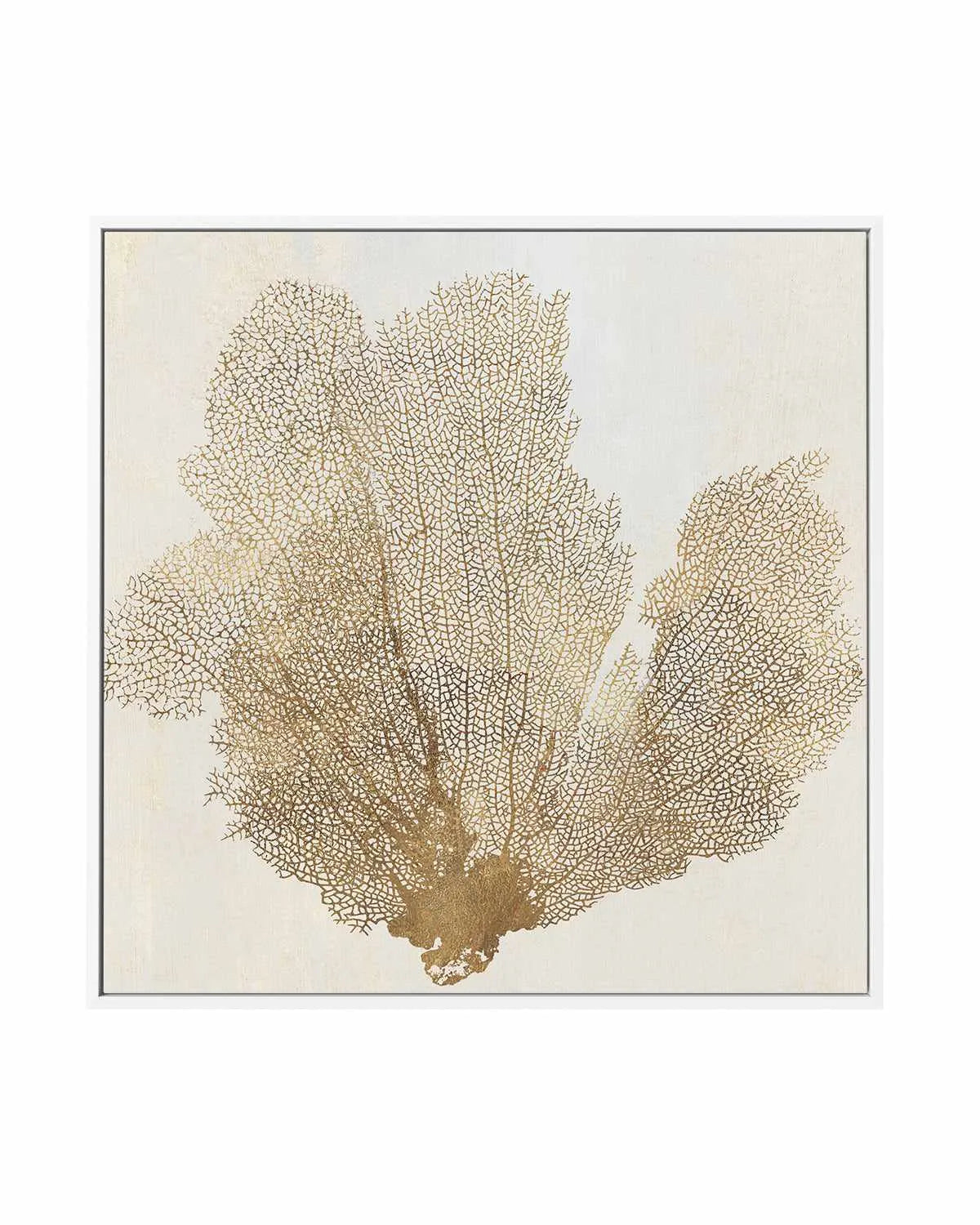 Luxe Coral I | Framed Canvas Print from Olive et Oriel where you can shop wallpaper and artworks online