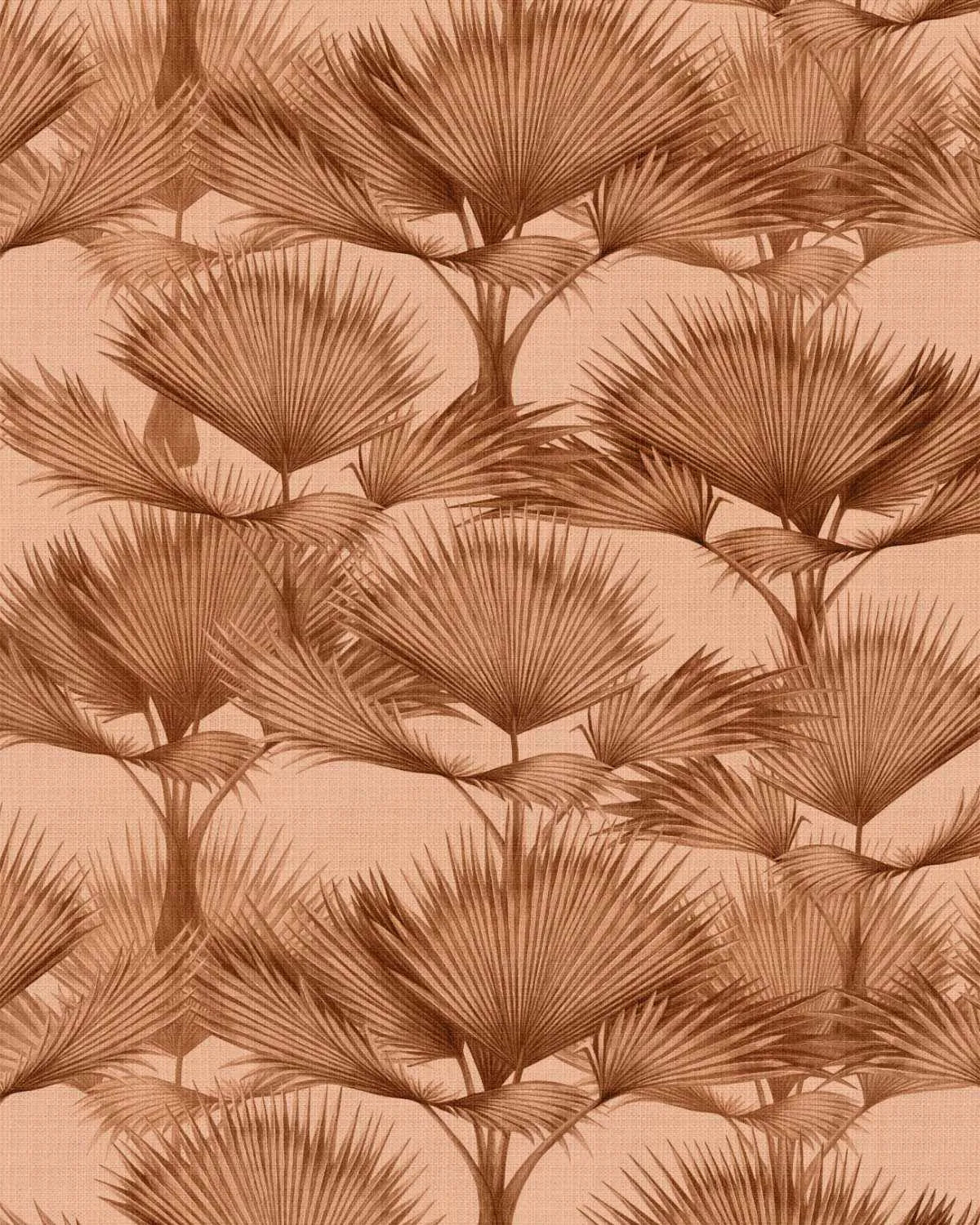 Luxe Fan Palm In Crimson Wallpaper from Olive et Oriel where you can shop wallpaper and artworks online