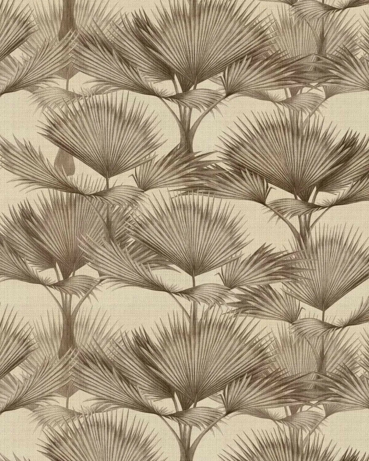 Luxe Fan Palm In Ink Wallpaper from Olive et Oriel where you can shop wallpaper and artworks online