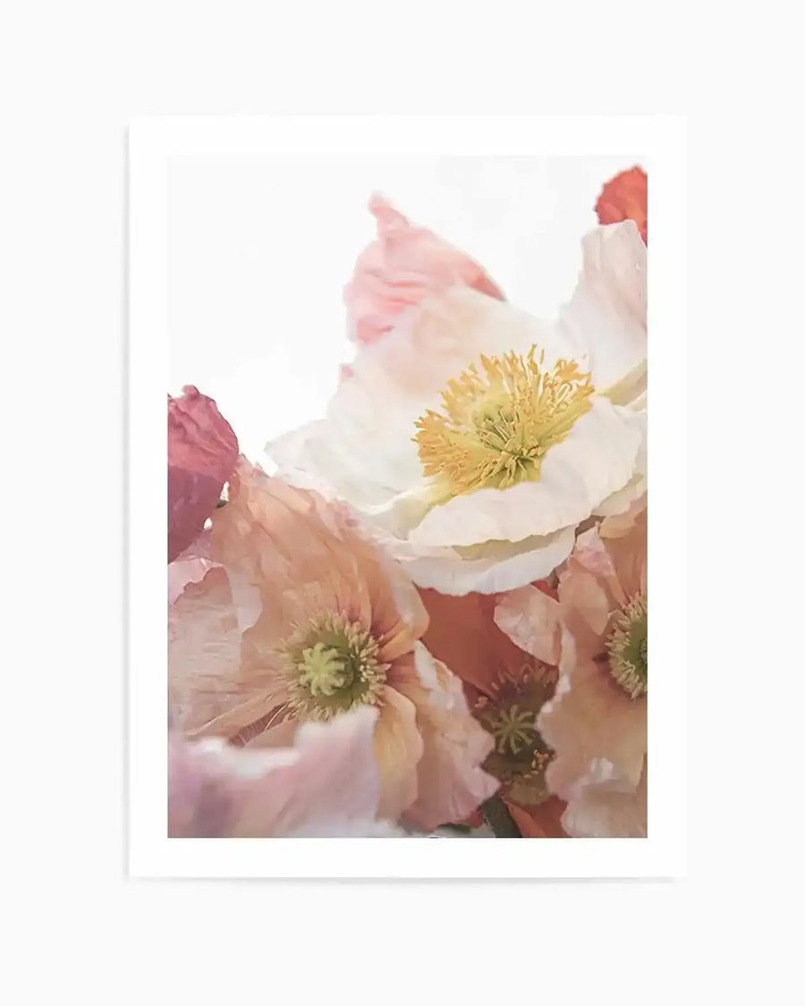 Luxe Poppy I Art Print from Olive et Oriel where you can shop wallpaper and artworks online