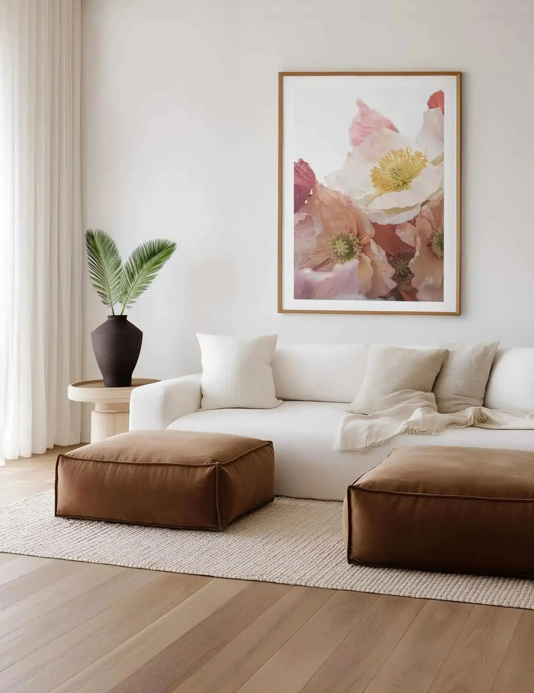 Luxe Poppy I Art Print from Olive et Oriel where you can shop wallpaper and artworks online