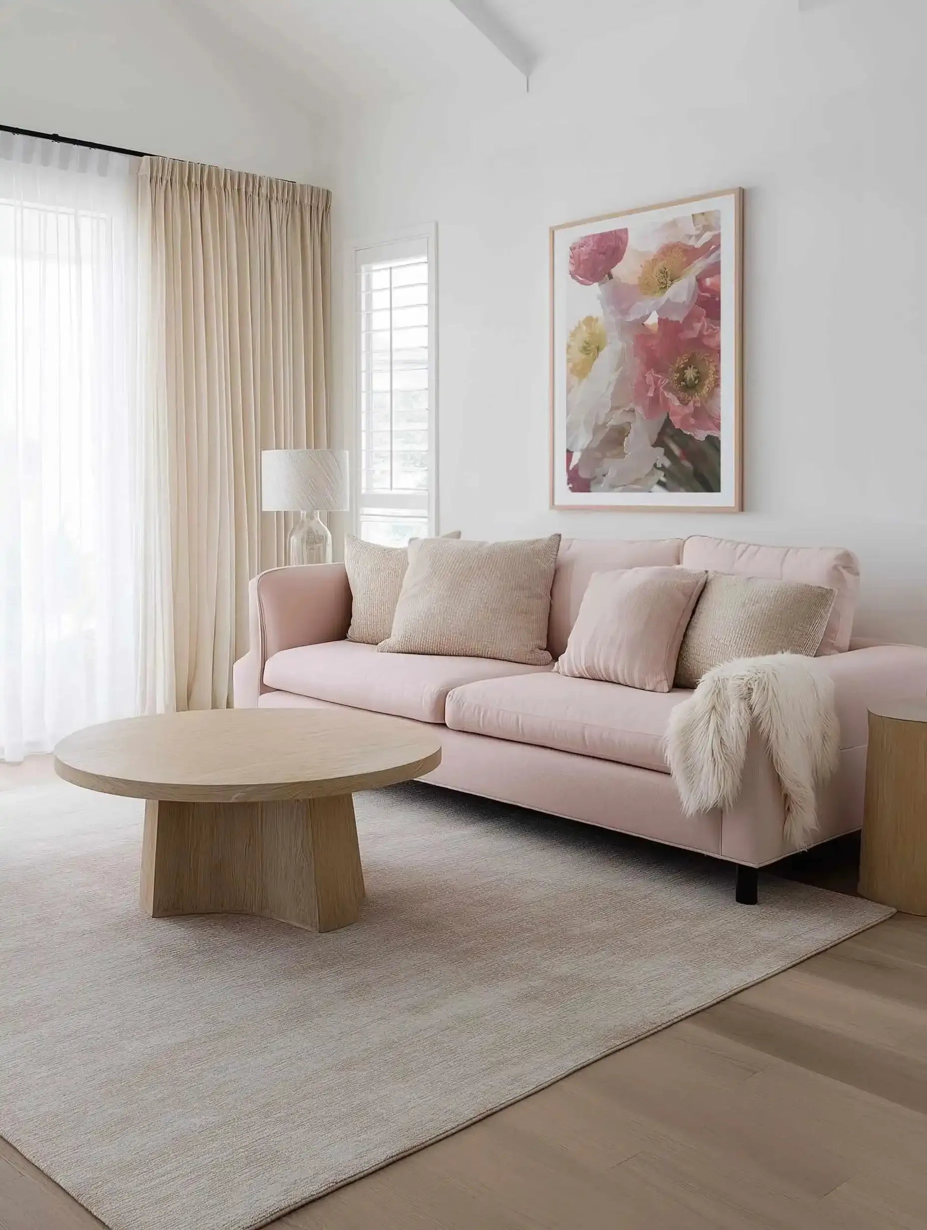 Luxe Poppy II Art Print from Olive et Oriel where you can shop wallpaper and artworks online