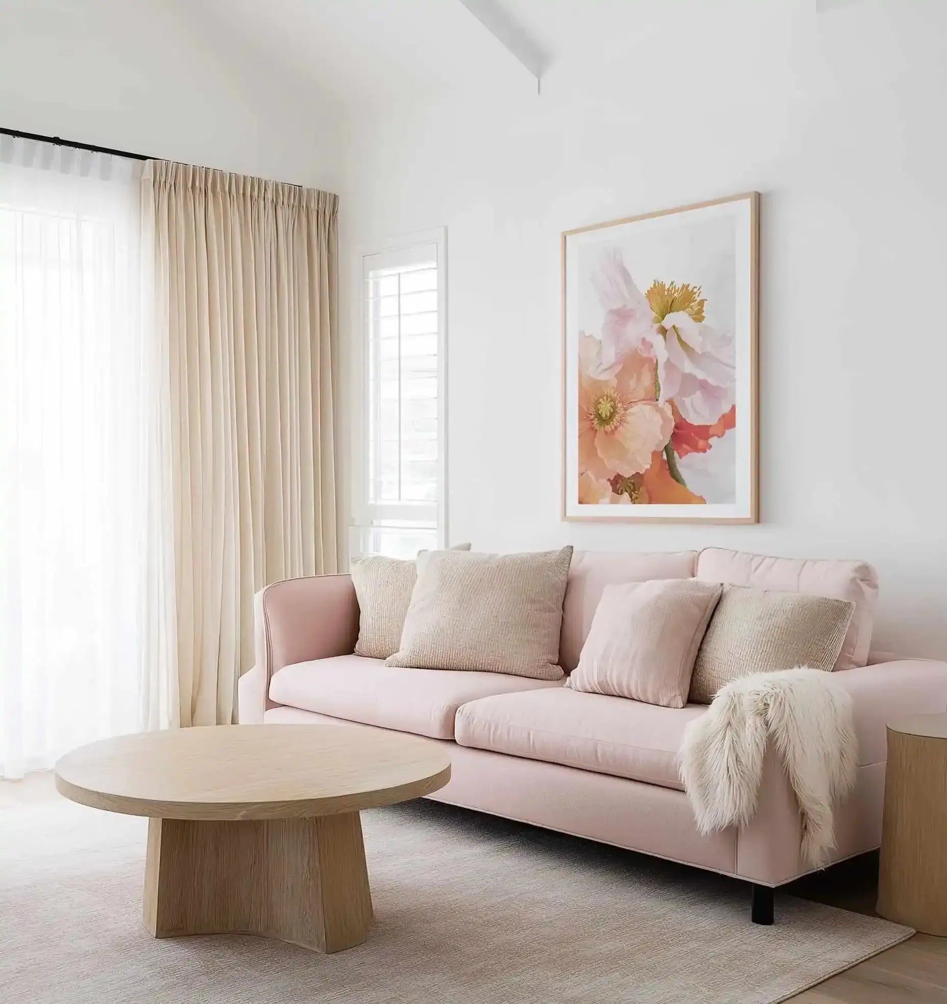 Luxe Poppy III Art Print from Olive et Oriel where you can shop wallpaper and artworks online