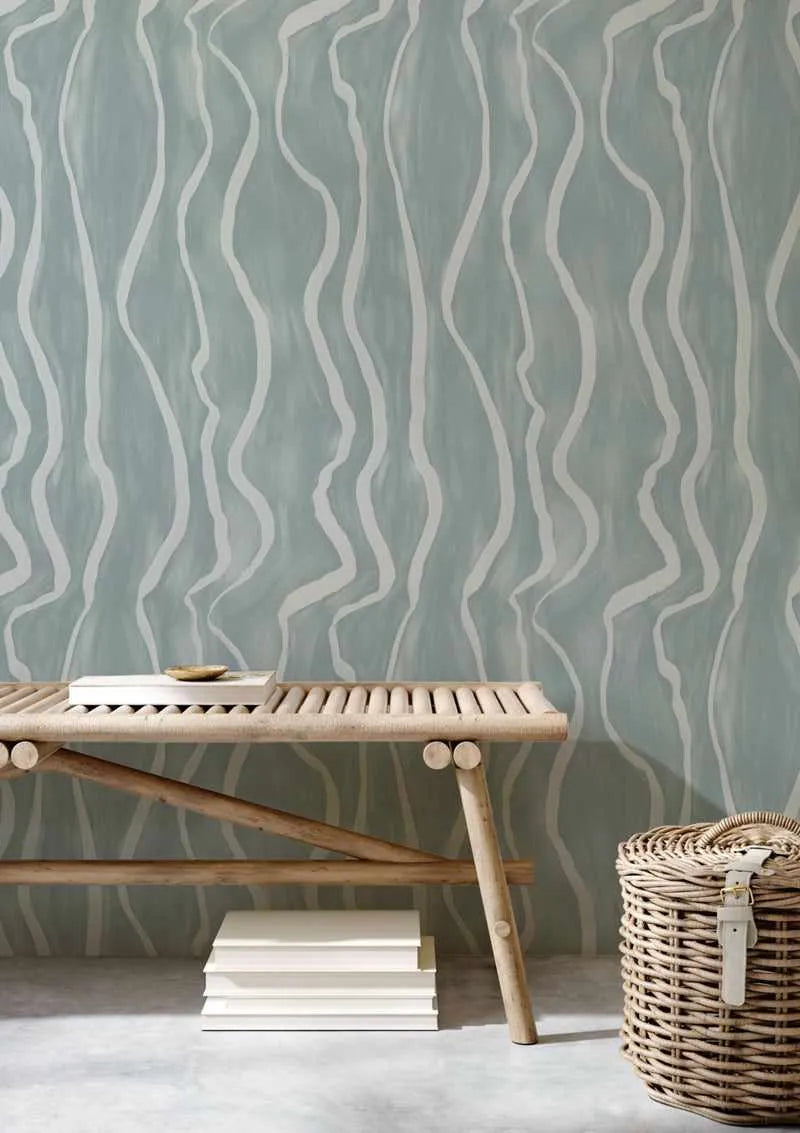 Luxe Stripe in Coastal Blue Wallpaper-Wallpaper-Buy Kids Removable Wallpaper Online Our Custom Made Children‚àö¬¢‚Äö√á¬®‚Äö√ë¬¢s Wallpapers Are A Fun Way To Decorate And Enhance Boys Bedroom Decor And Girls Bedrooms They Are An Amazing Addition To Your Kids Bedroom Walls Our Collection of Kids Wallpaper Is Sure To Transform Your Kids Rooms Interior Style From Pink Wallpaper To Dinosaur Wallpaper Even Marble Wallpapers For Teen Boys Shop Peel And Stick Wallpaper Online Today With Olive et Oriel