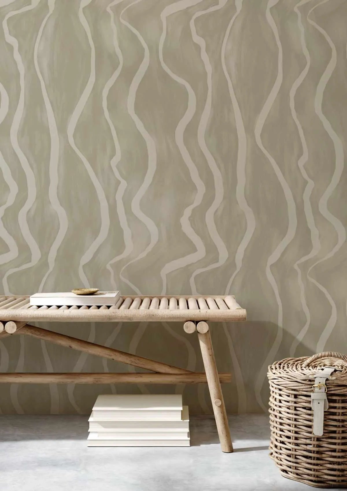 Luxe Stripe in Khaki Wallpaper-Wallpaper-Buy Kids Removable Wallpaper Online Our Custom Made Children‚àö¬¢‚Äö√á¬®‚Äö√ë¬¢s Wallpapers Are A Fun Way To Decorate And Enhance Boys Bedroom Decor And Girls Bedrooms They Are An Amazing Addition To Your Kids Bedroom Walls Our Collection of Kids Wallpaper Is Sure To Transform Your Kids Rooms Interior Style From Pink Wallpaper To Dinosaur Wallpaper Even Marble Wallpapers For Teen Boys Shop Peel And Stick Wallpaper Online Today With Olive et Oriel