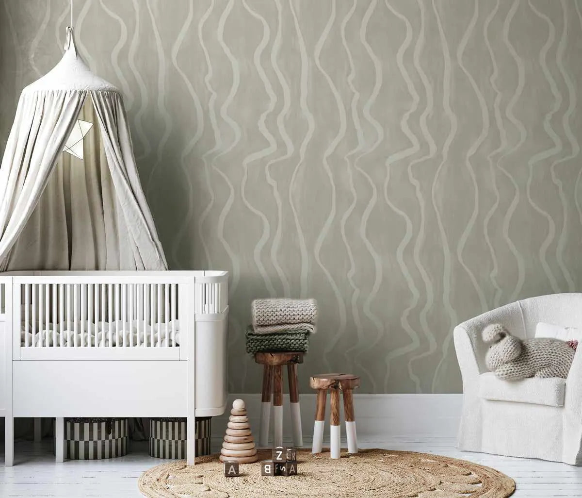 Luxe Stripe in Khaki Wallpaper-Wallpaper-Buy Kids Removable Wallpaper Online Our Custom Made Children‚àö¬¢‚Äö√á¬®‚Äö√ë¬¢s Wallpapers Are A Fun Way To Decorate And Enhance Boys Bedroom Decor And Girls Bedrooms They Are An Amazing Addition To Your Kids Bedroom Walls Our Collection of Kids Wallpaper Is Sure To Transform Your Kids Rooms Interior Style From Pink Wallpaper To Dinosaur Wallpaper Even Marble Wallpapers For Teen Boys Shop Peel And Stick Wallpaper Online Today With Olive et Oriel