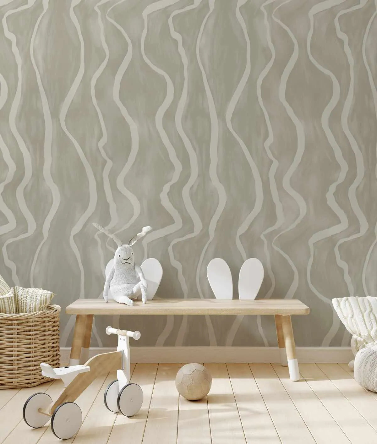 Luxe Stripe in Khaki Wallpaper-Wallpaper-Buy Kids Removable Wallpaper Online Our Custom Made Children‚àö¬¢‚Äö√á¬®‚Äö√ë¬¢s Wallpapers Are A Fun Way To Decorate And Enhance Boys Bedroom Decor And Girls Bedrooms They Are An Amazing Addition To Your Kids Bedroom Walls Our Collection of Kids Wallpaper Is Sure To Transform Your Kids Rooms Interior Style From Pink Wallpaper To Dinosaur Wallpaper Even Marble Wallpapers For Teen Boys Shop Peel And Stick Wallpaper Online Today With Olive et Oriel