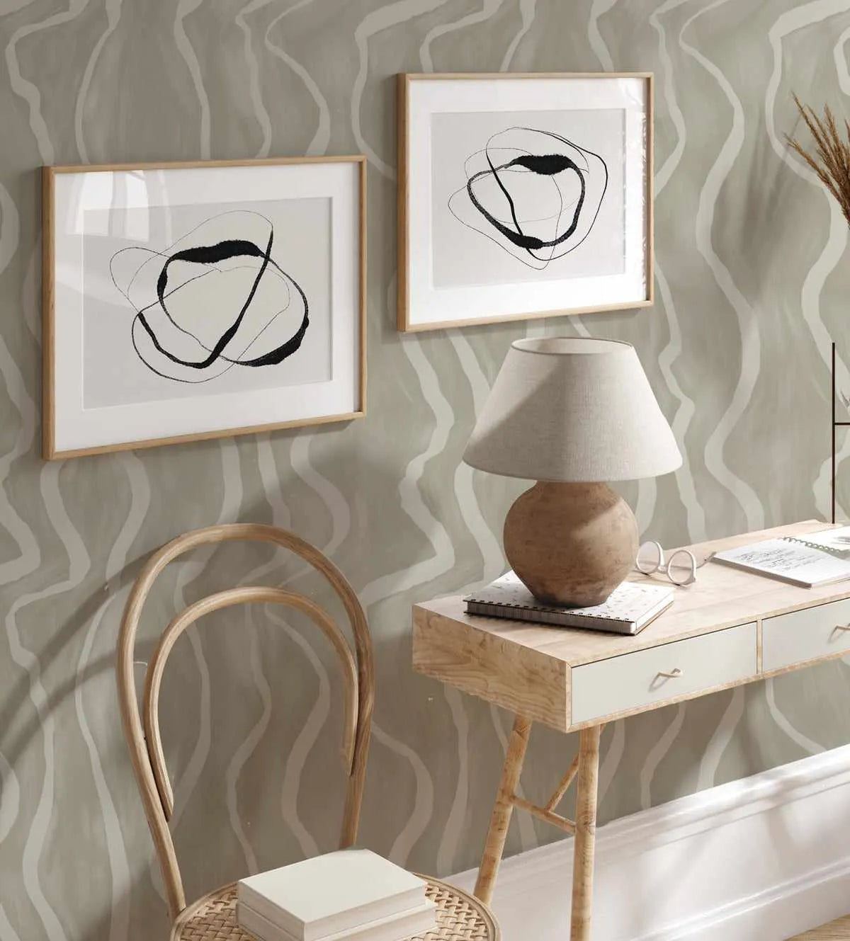 Luxe Stripe in Khaki Wallpaper-Wallpaper-Buy Kids Removable Wallpaper Online Our Custom Made Children‚àö¬¢‚Äö√á¬®‚Äö√ë¬¢s Wallpapers Are A Fun Way To Decorate And Enhance Boys Bedroom Decor And Girls Bedrooms They Are An Amazing Addition To Your Kids Bedroom Walls Our Collection of Kids Wallpaper Is Sure To Transform Your Kids Rooms Interior Style From Pink Wallpaper To Dinosaur Wallpaper Even Marble Wallpapers For Teen Boys Shop Peel And Stick Wallpaper Online Today With Olive et Oriel