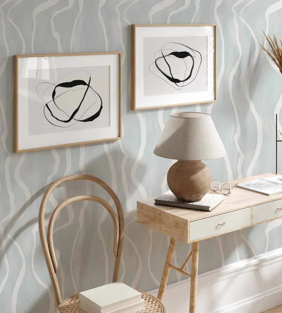 Luxe Stripe in Sky Blue Wallpaper-Wallpaper-Buy Kids Removable Wallpaper Online Our Custom Made Children‚àö¬¢‚Äö√á¬®‚Äö√ë¬¢s Wallpapers Are A Fun Way To Decorate And Enhance Boys Bedroom Decor And Girls Bedrooms They Are An Amazing Addition To Your Kids Bedroom Walls Our Collection of Kids Wallpaper Is Sure To Transform Your Kids Rooms Interior Style From Pink Wallpaper To Dinosaur Wallpaper Even Marble Wallpapers For Teen Boys Shop Peel And Stick Wallpaper Online Today With Olive et Oriel