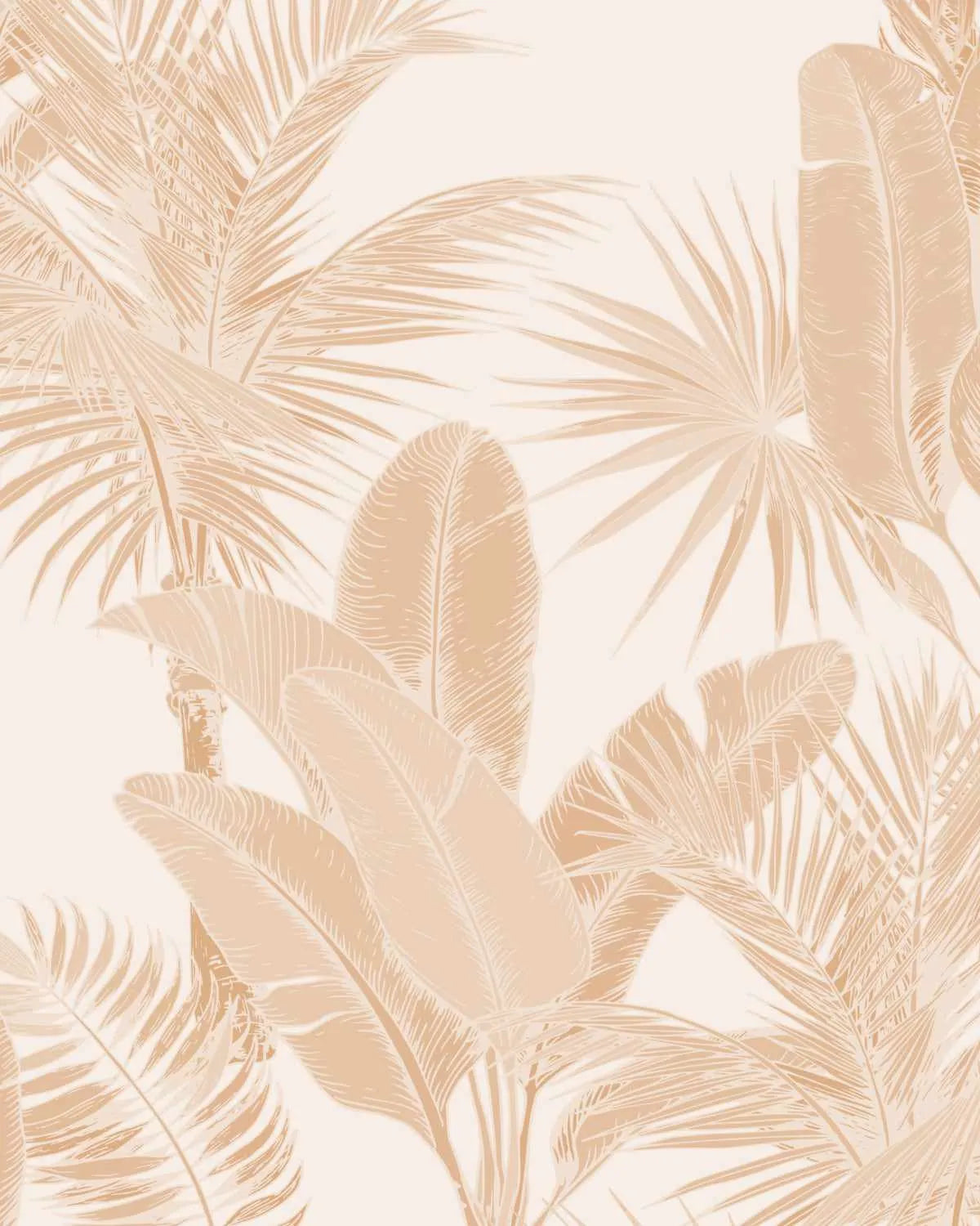 Luxe Tropical in Coco Wallpaper from Olive et Oriel where you can shop wallpaper and artworks online