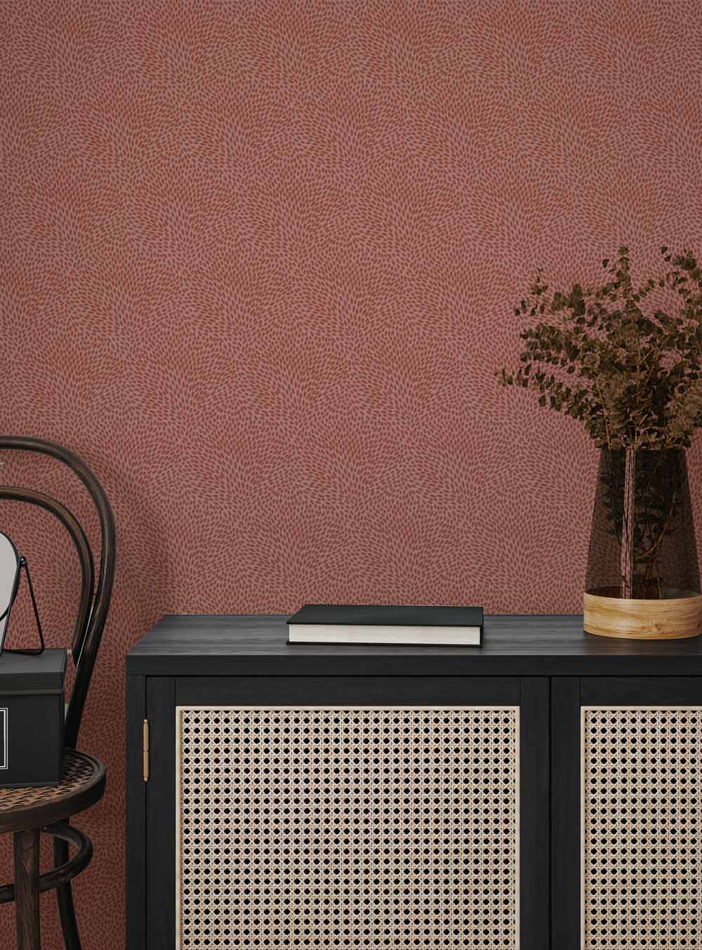 Aperol in Burnt Umber Wallpaper