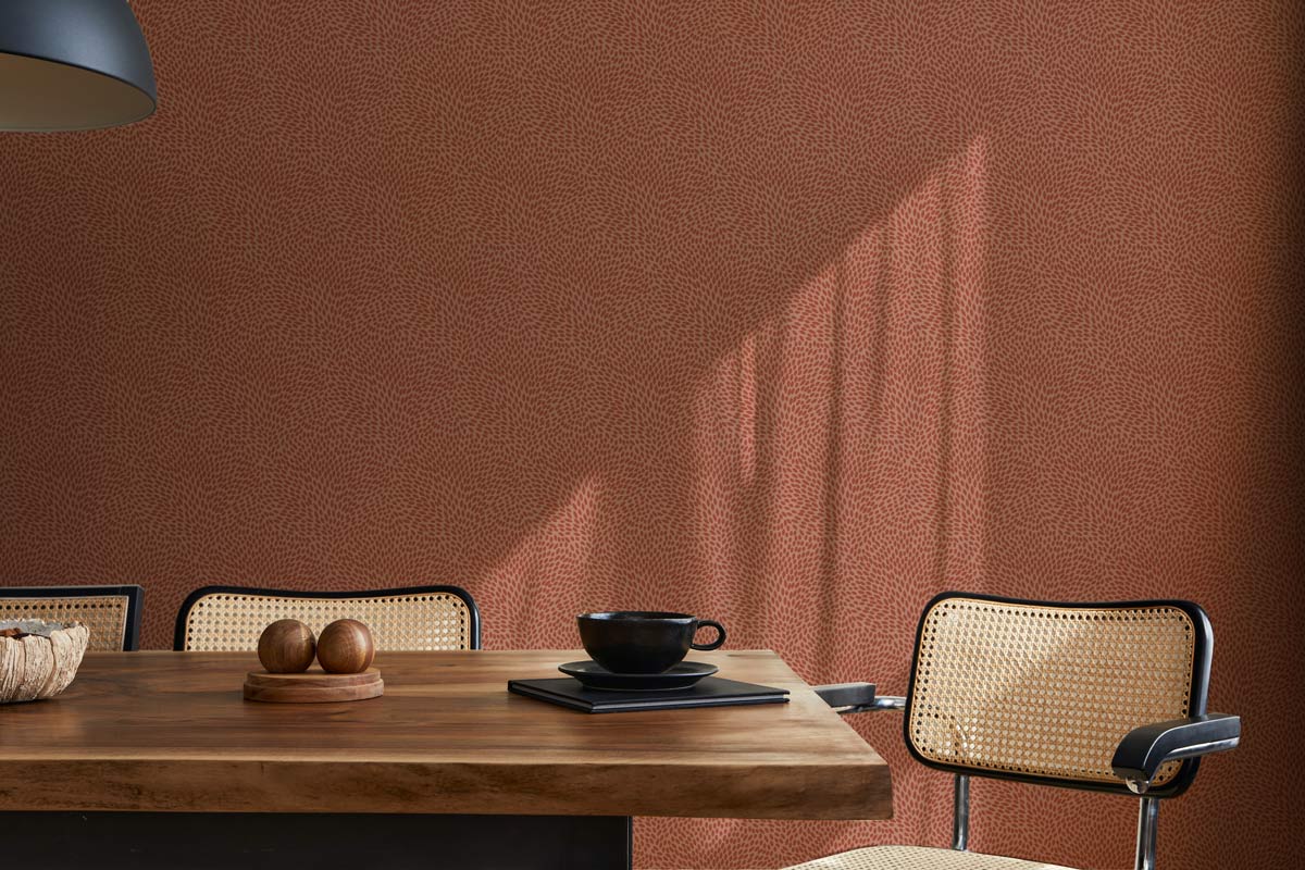 Aperol in Burnt Umber Wallpaper