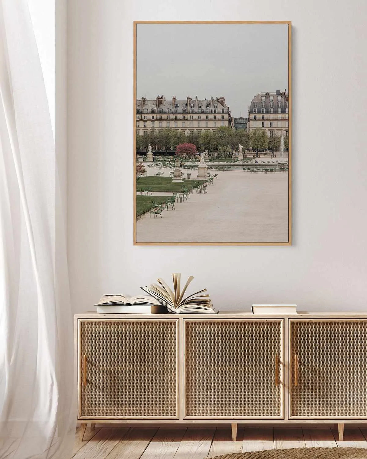 Luxembourg PT I by Jovani Demetrie | Framed Canvas Art Print from Olive et Oriel where you can shop wallpaper and artworks online