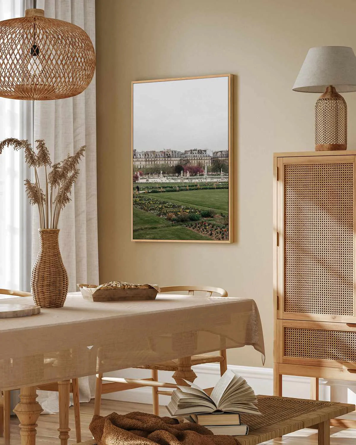 Luxembourg PT II by Jovani Demetrie | Framed Canvas Art Print from Olive et Oriel where you can shop wallpaper and artworks online