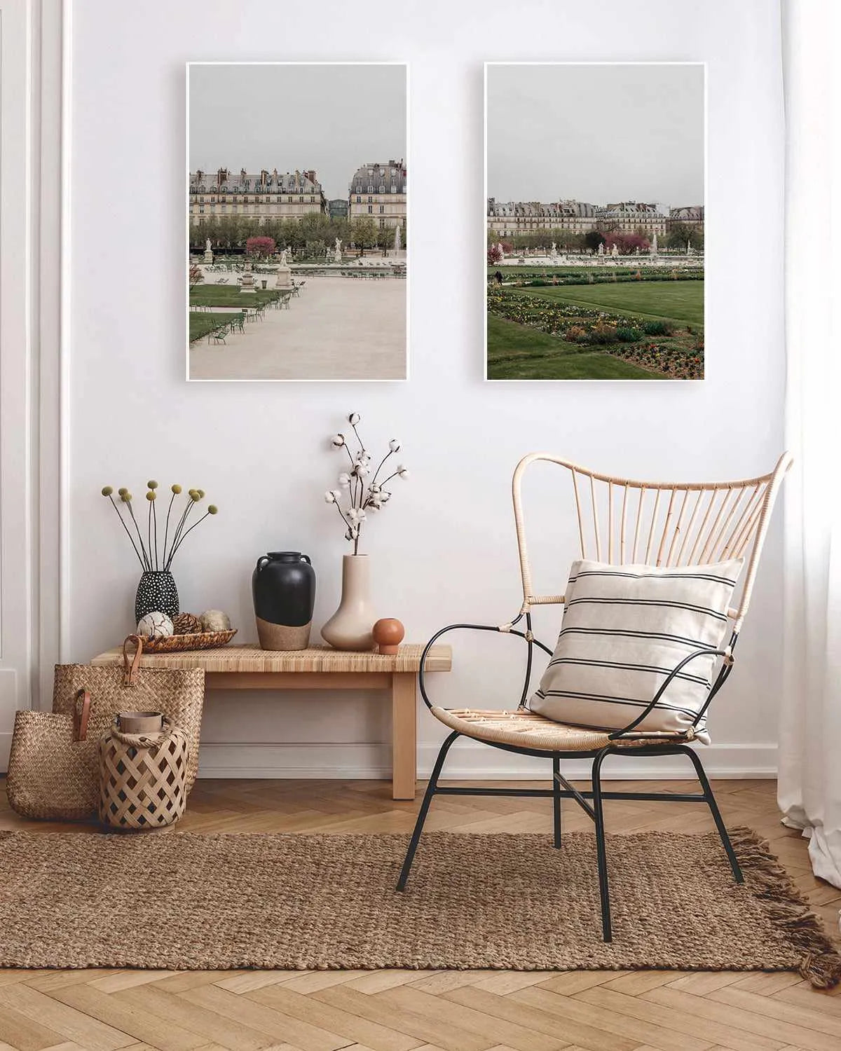 Luxembourg PT II by Jovani Demetrie | Framed Canvas Art Print from Olive et Oriel where you can shop wallpaper and artworks online