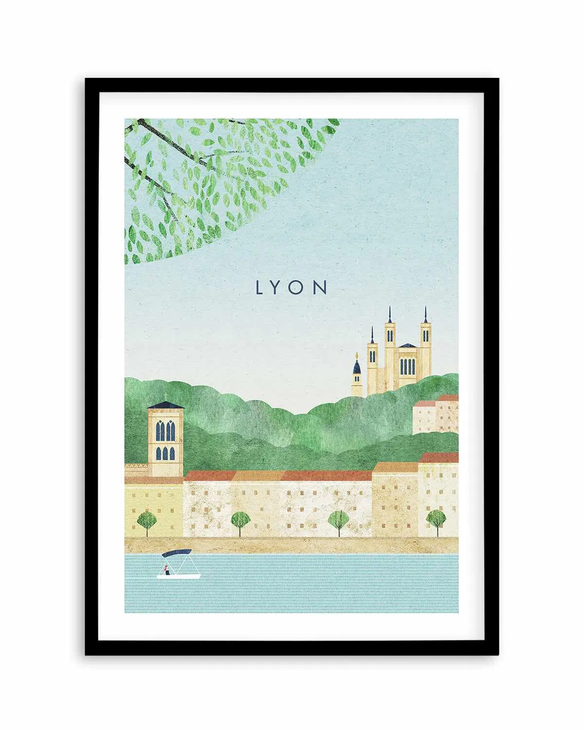 Lyon by Henry Rivers Art Print from Olive et Oriel where you can shop wallpaper and artworks online