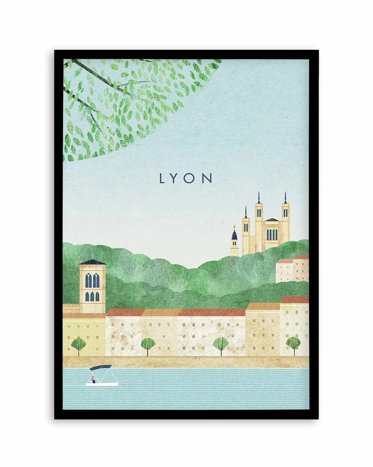 Lyon by Henry Rivers Art Print from Olive et Oriel where you can shop wallpaper and artworks online