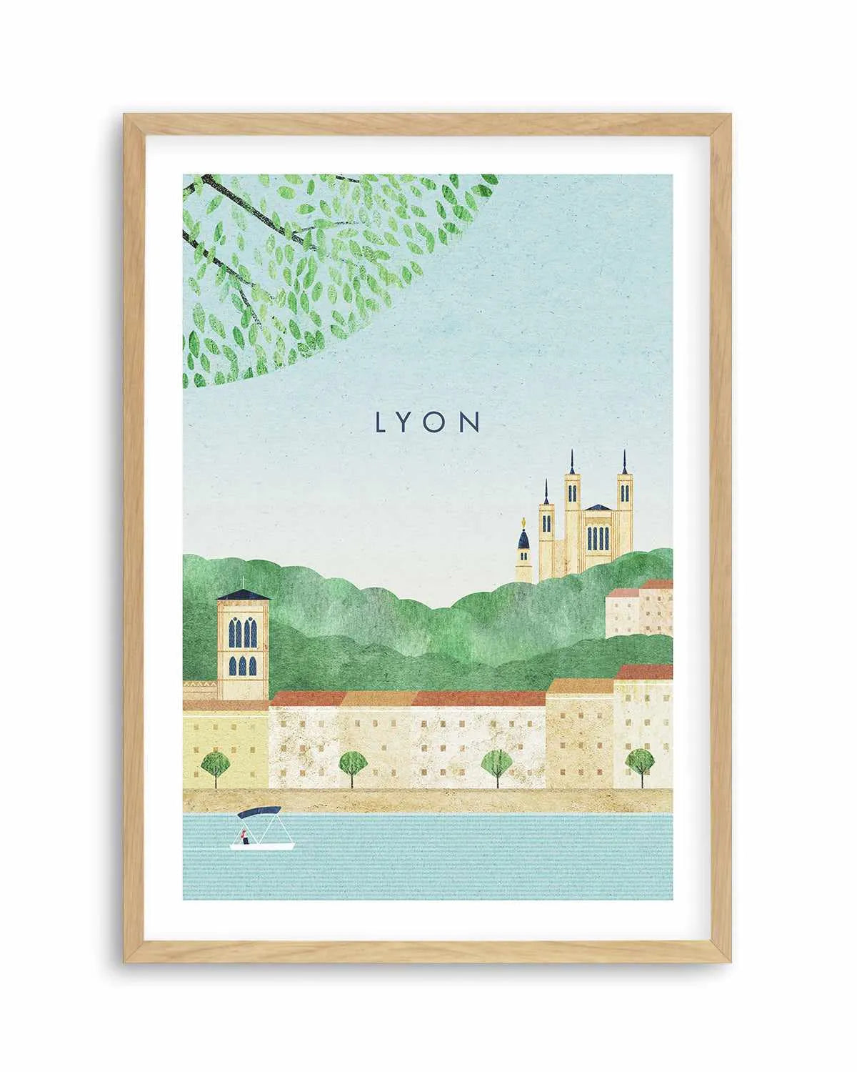 Lyon by Henry Rivers Art Print from Olive et Oriel where you can shop wallpaper and artworks online