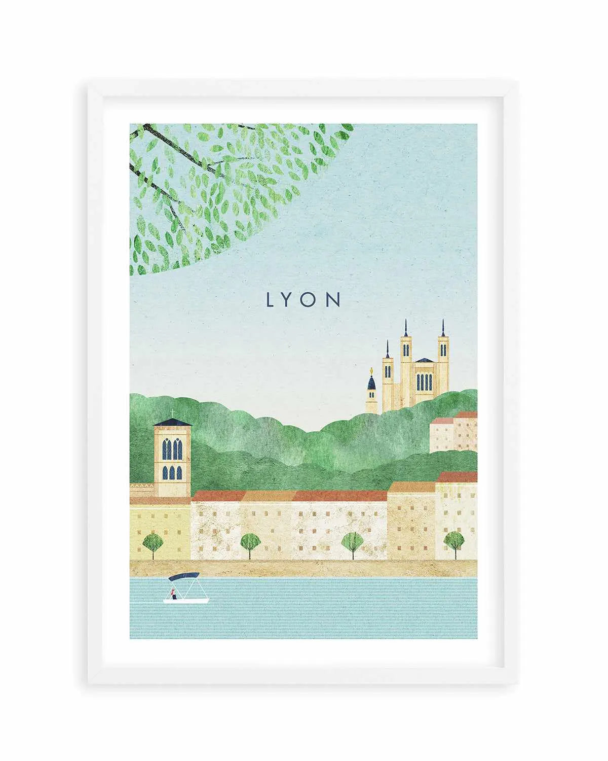 Lyon by Henry Rivers Art Print from Olive et Oriel where you can shop wallpaper and artworks online