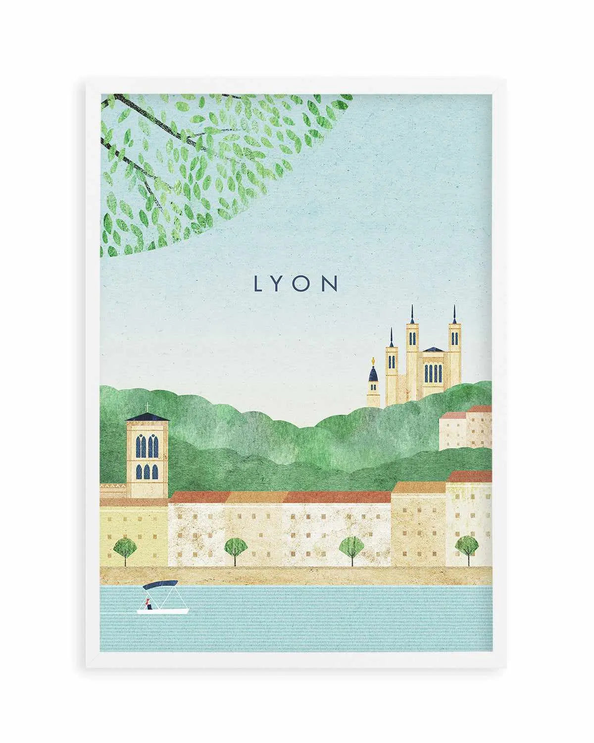 Lyon by Henry Rivers Art Print from Olive et Oriel where you can shop wallpaper and artworks online