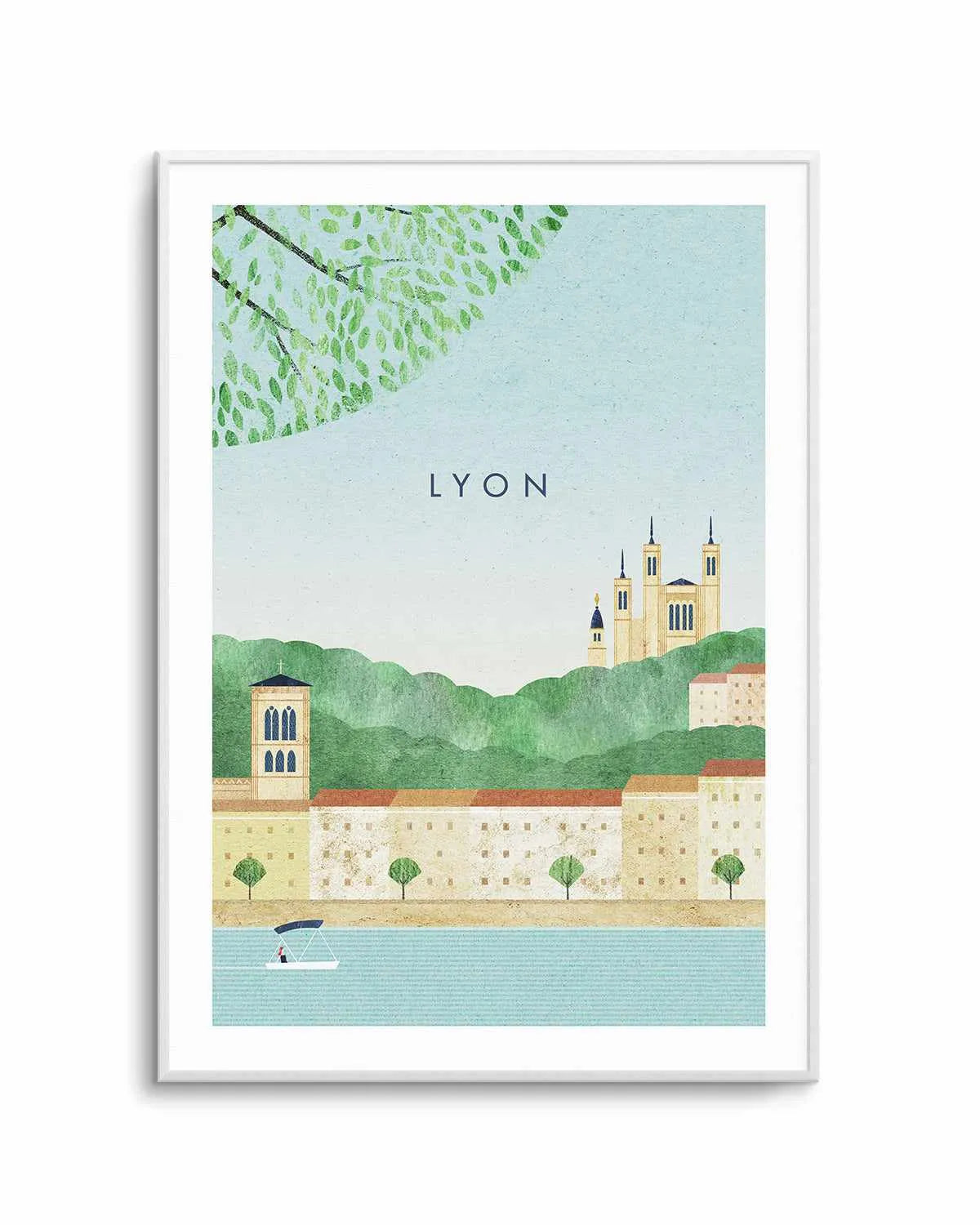 Lyon by Henry Rivers Art Print from Olive et Oriel where you can shop wallpaper and artworks online