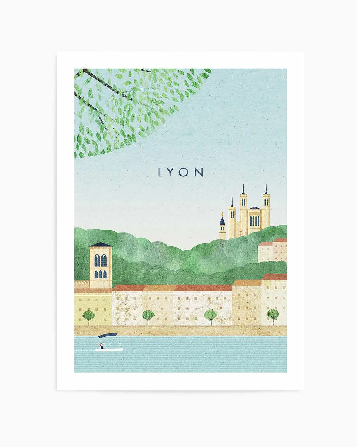 Lyon by Henry Rivers Art Print from Olive et Oriel where you can shop wallpaper and artworks online