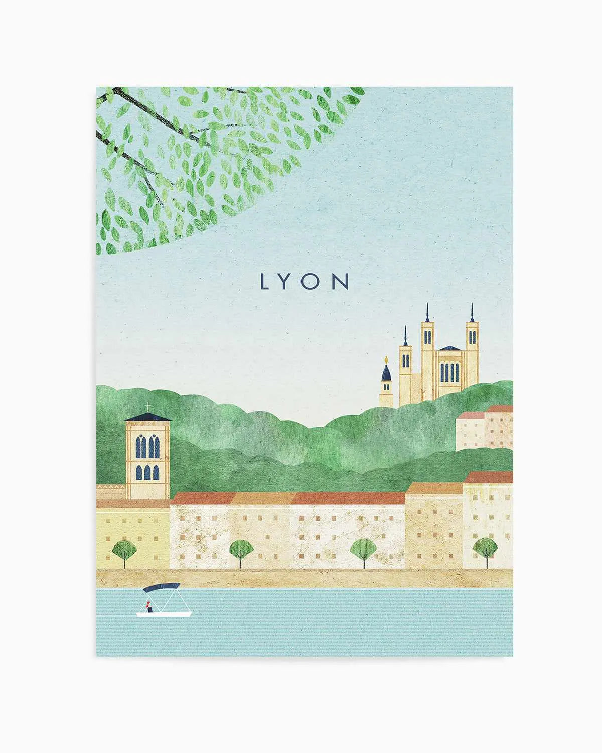 Lyon by Henry Rivers Art Print from Olive et Oriel where you can shop wallpaper and artworks online