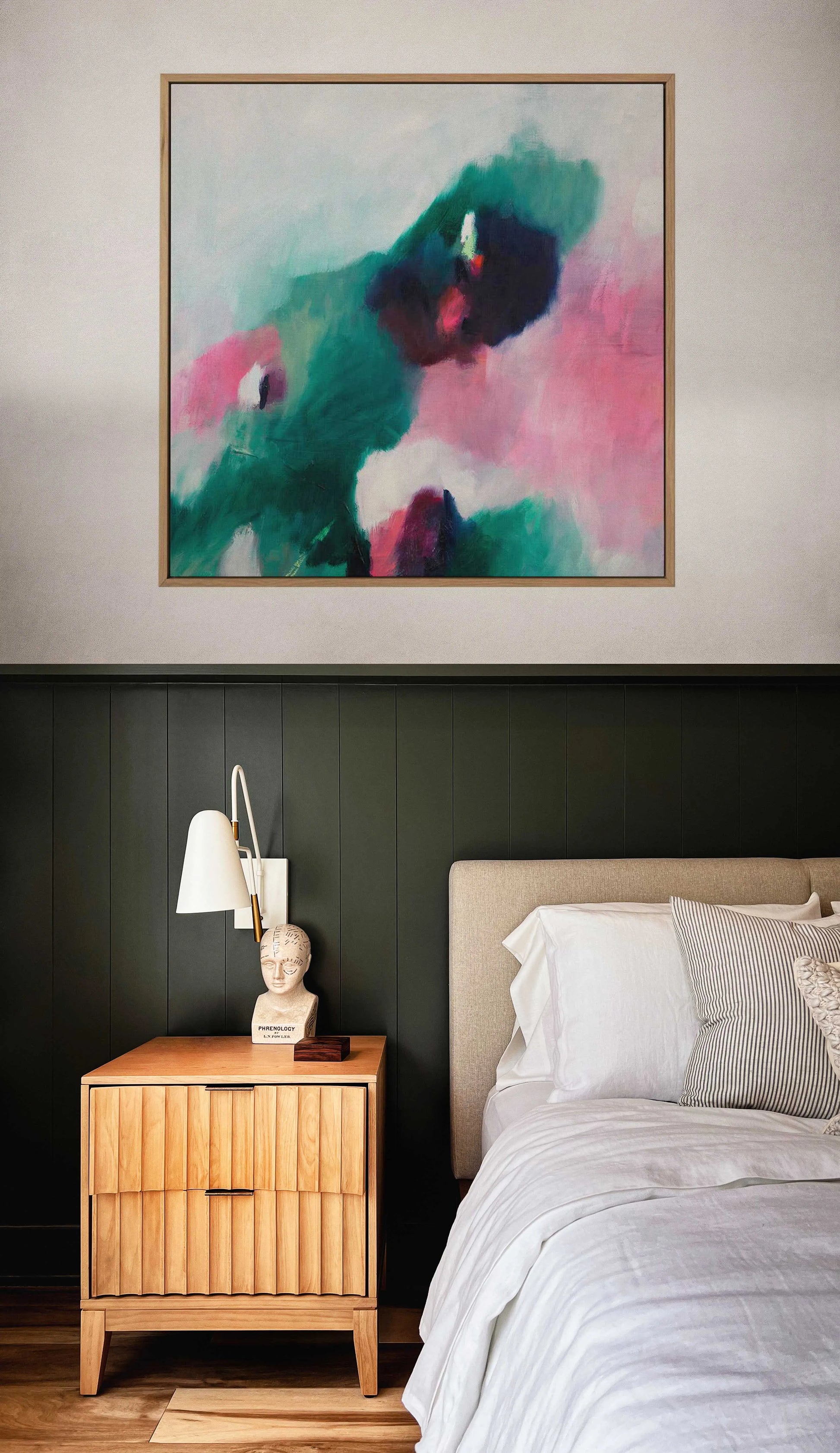 Lyric by Luana Asiata | Framed Canvas Art Print from Olive et Oriel where you can shop wallpaper and artworks online