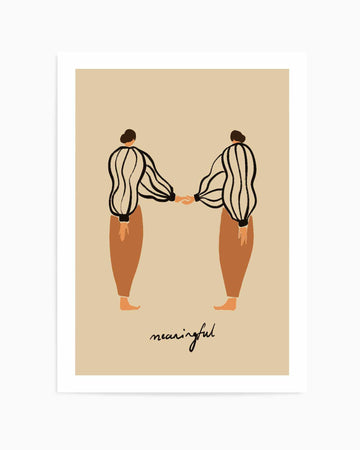 M by Arty Guava | Art Print from Olive et Oriel where you can shop wallpaper and artworks online