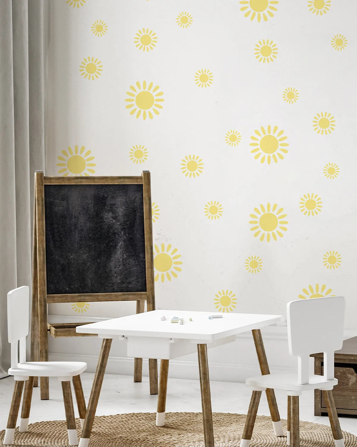 Little Ray of Sunshine Decal Set from Olive et Oriel where you can shop wallpaper and artworks online