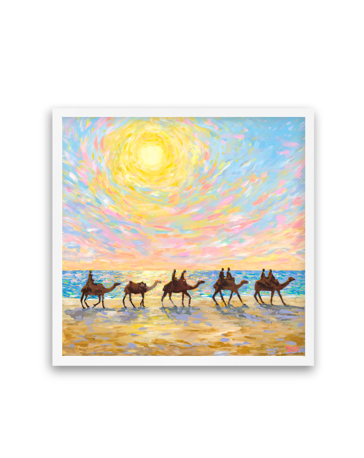 Mindil Beach Sunset with Camels by Meredith Howse | Art Print