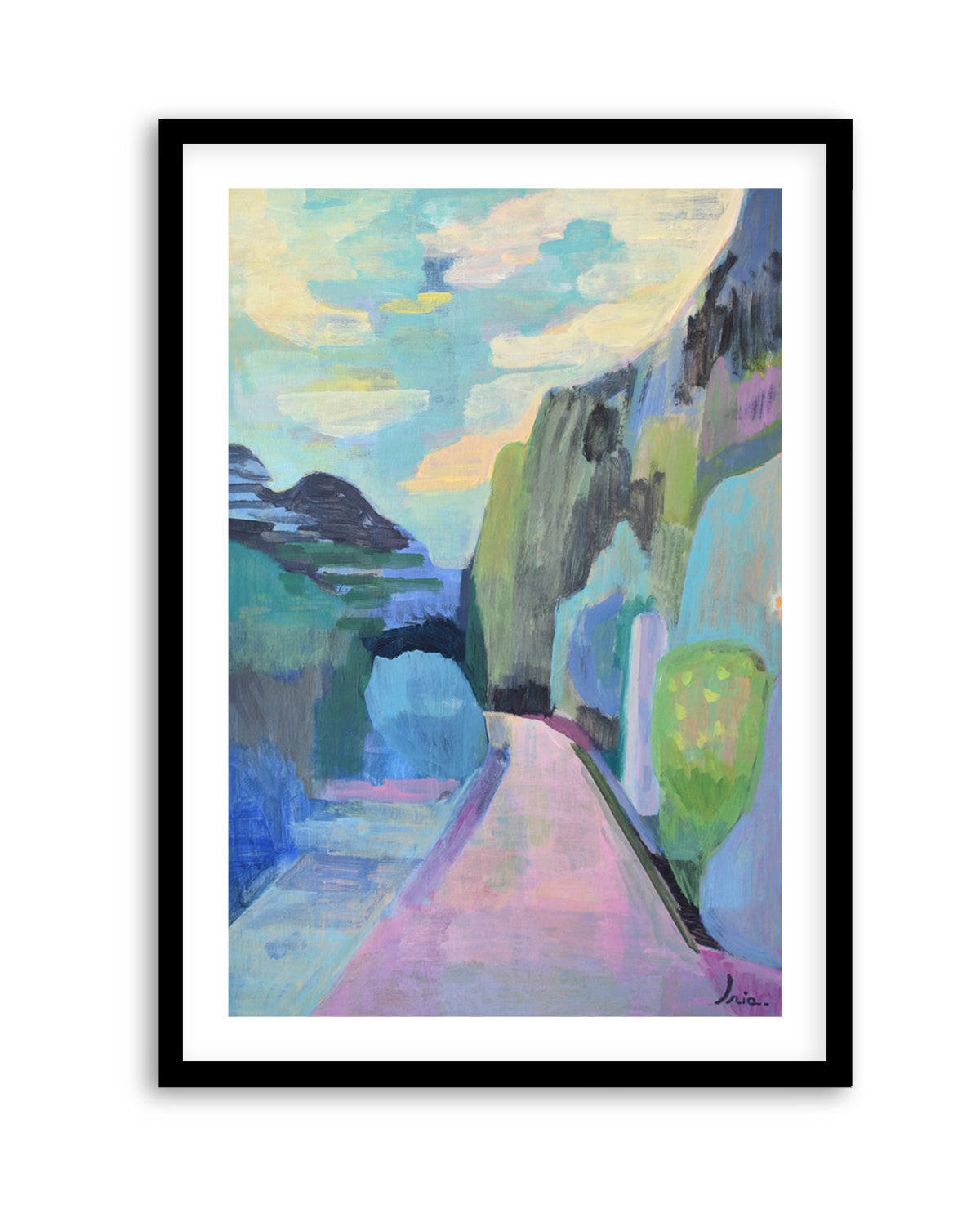Monserrat Path of Light by Iria Fernandez Alvarez | Art Print