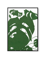 MONSTERA l By Jorgen Hansson | Framed Canvas Art Print