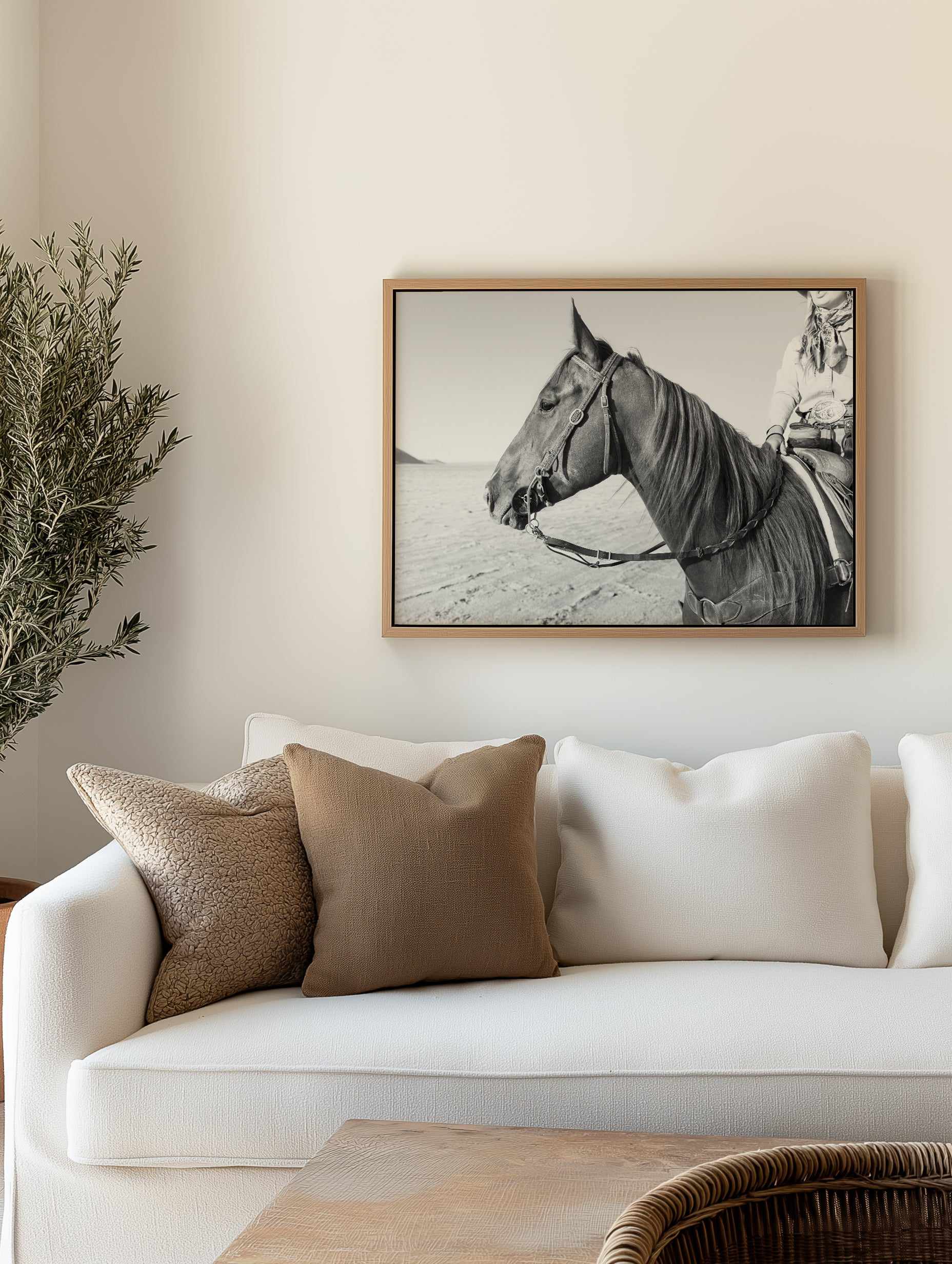 Ma' Girl by Rylee Olsen | Framed Canvas Art Print from Olive et Oriel where you can shop wallpaper and artworks online