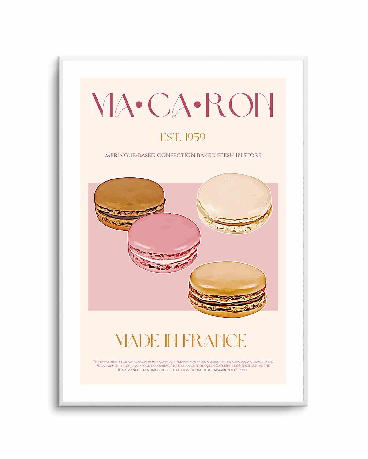 Macaron Print By Nazma Khokhar | Art Print