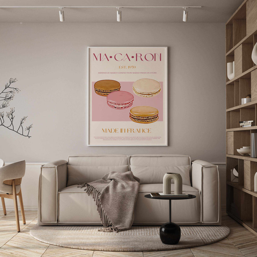 Macaron Print By Nazma Khokhar | Art Print from Olive et Oriel where you can shop wallpaper and artworks online