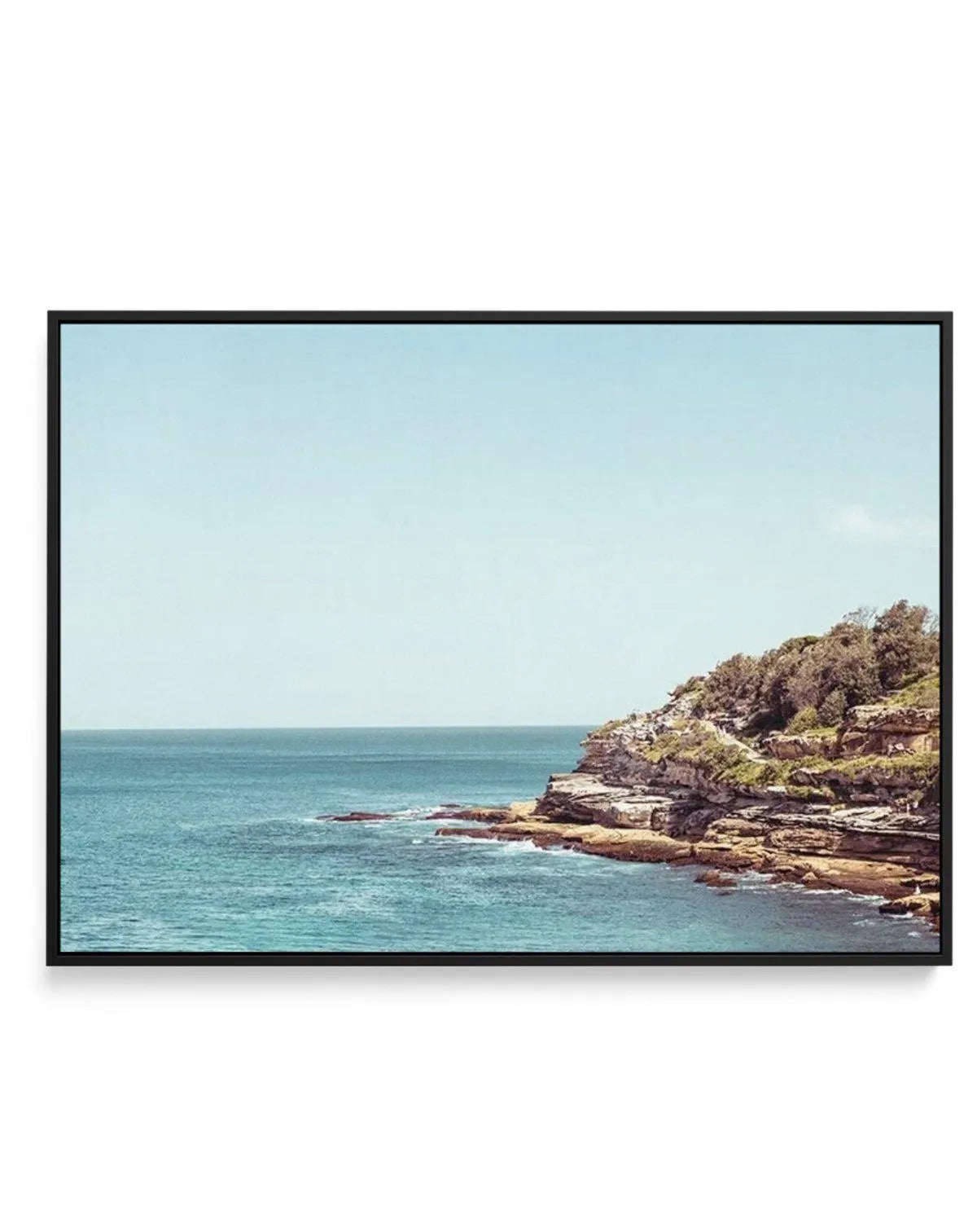 Mackenzies Point | Bondi | Framed Canvas-CANVAS-You can shop wall art online with Olive et Oriel for everything from abstract art to fun kids wall art. Our beautiful modern art prints and canvas art are available from large canvas prints to wall art paintings and our proudly Australian artwork collection offers only the highest quality framed large wall art and canvas art Australia - You can buy fashion photography prints or Hampton print posters and paintings on canvas from Olive et Oriel and h