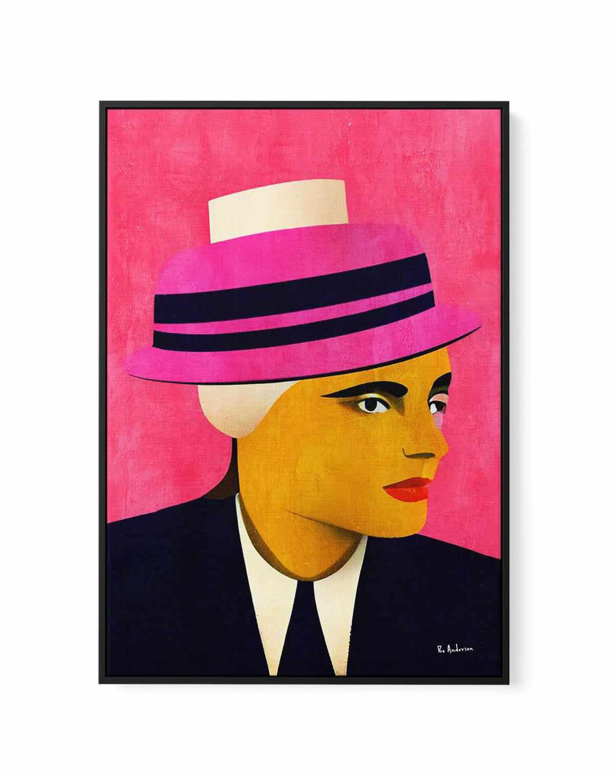 Madame Bourgois By Bo Anderson | Framed Canvas Art Print from Olive et Oriel where you can shop wallpaper and artworks online