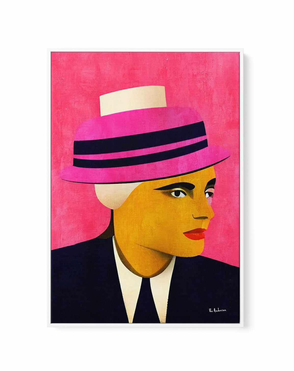 Madame Bourgois By Bo Anderson | Framed Canvas Art Print