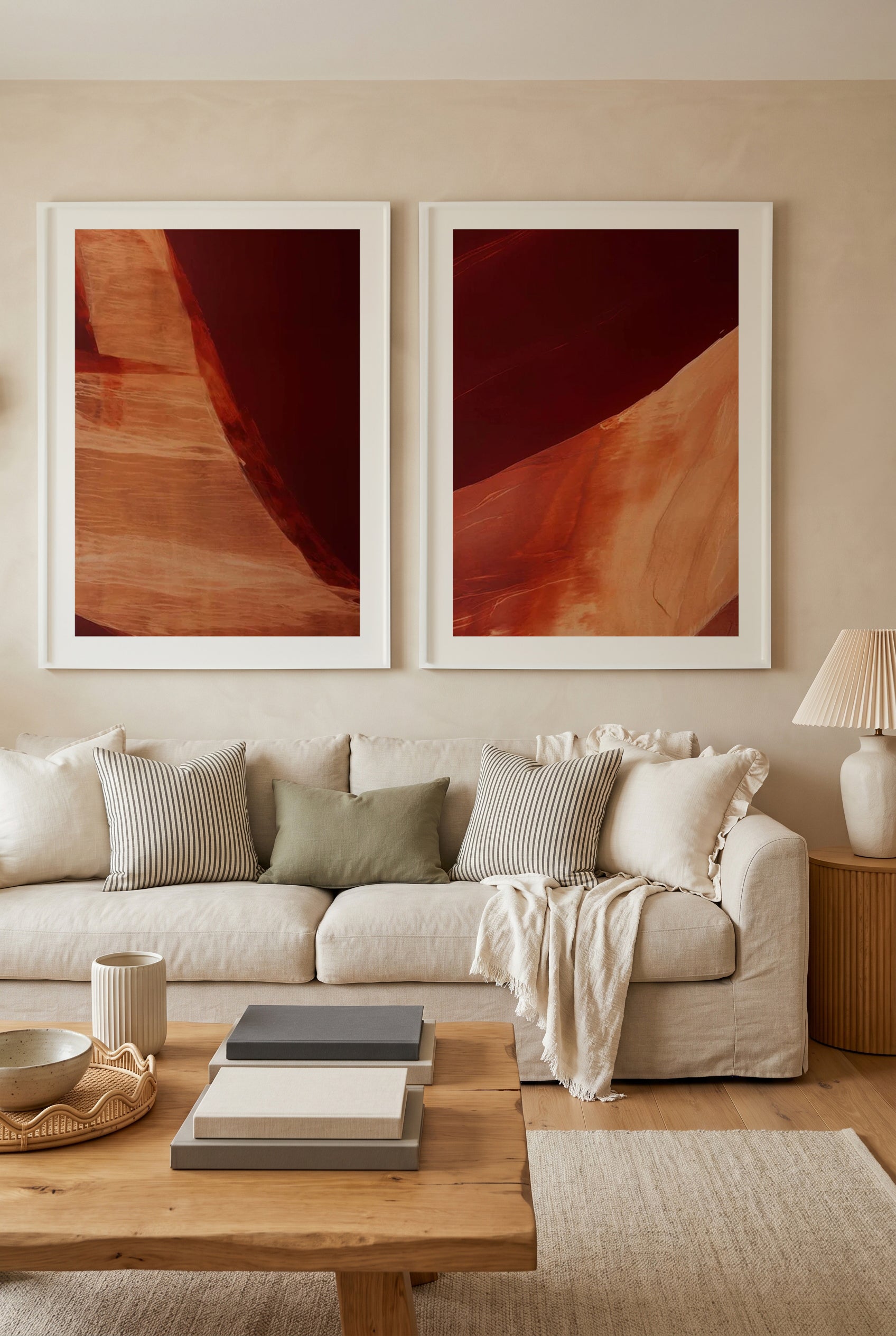 Madra I & II Art Print Set of 2 | Matching Wall Art
