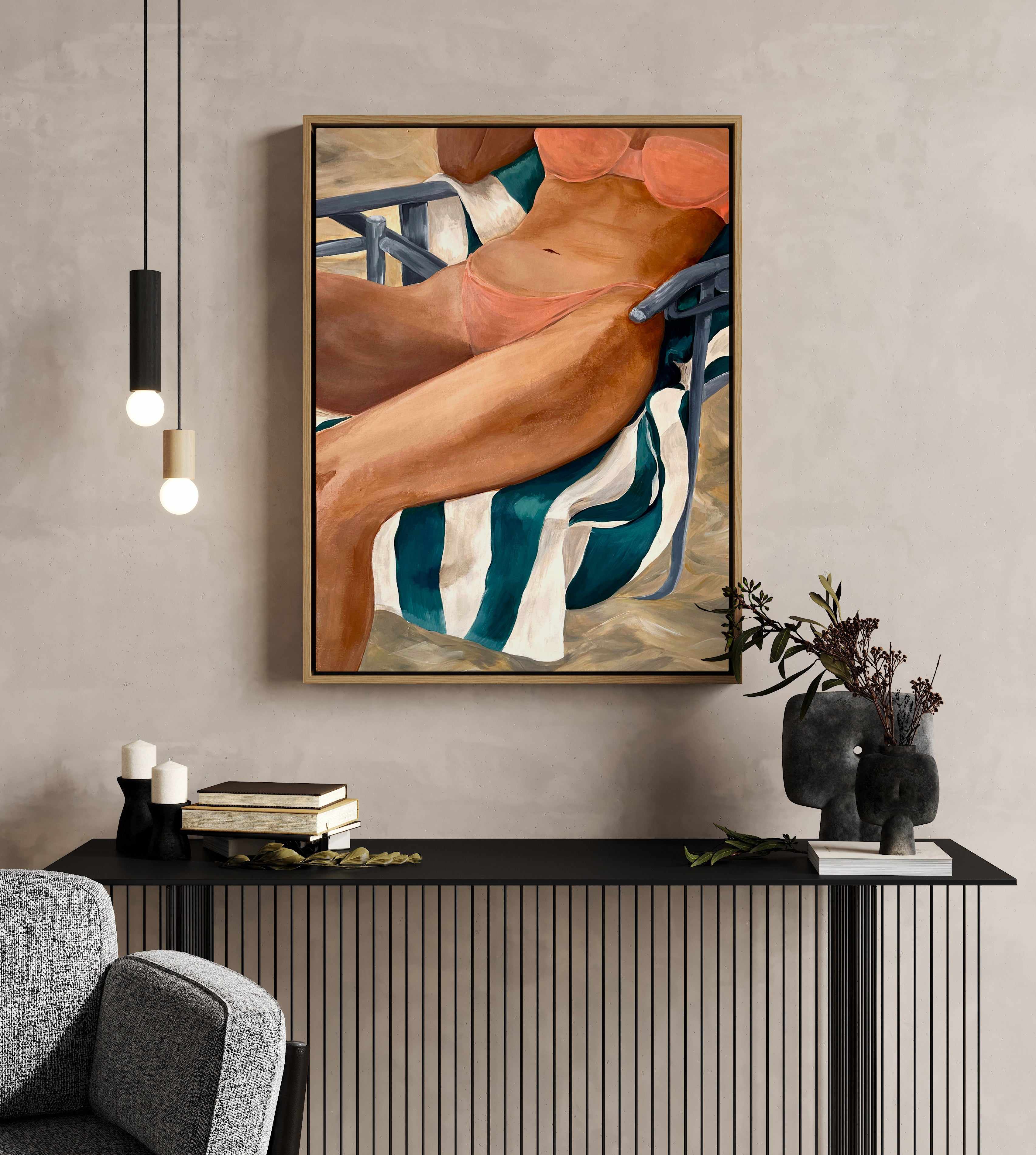 Magda By Marina Dorgan | Framed Canvas Art Print