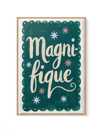 Magnifique | Framed Canvas Wall Art
