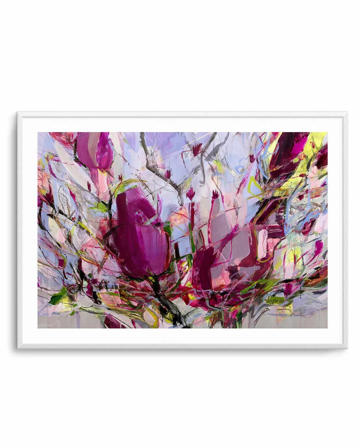 Magnolia Blossoms by Kati Bujna Art Print from Olive et Oriel where you can shop wallpaper and artworks online