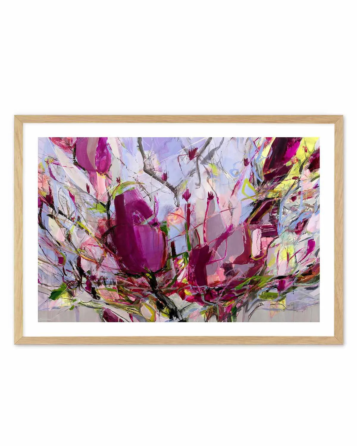 Magnolia Blossoms by Kati Bujna Art Print from Olive et Oriel where you can shop wallpaper and artworks online